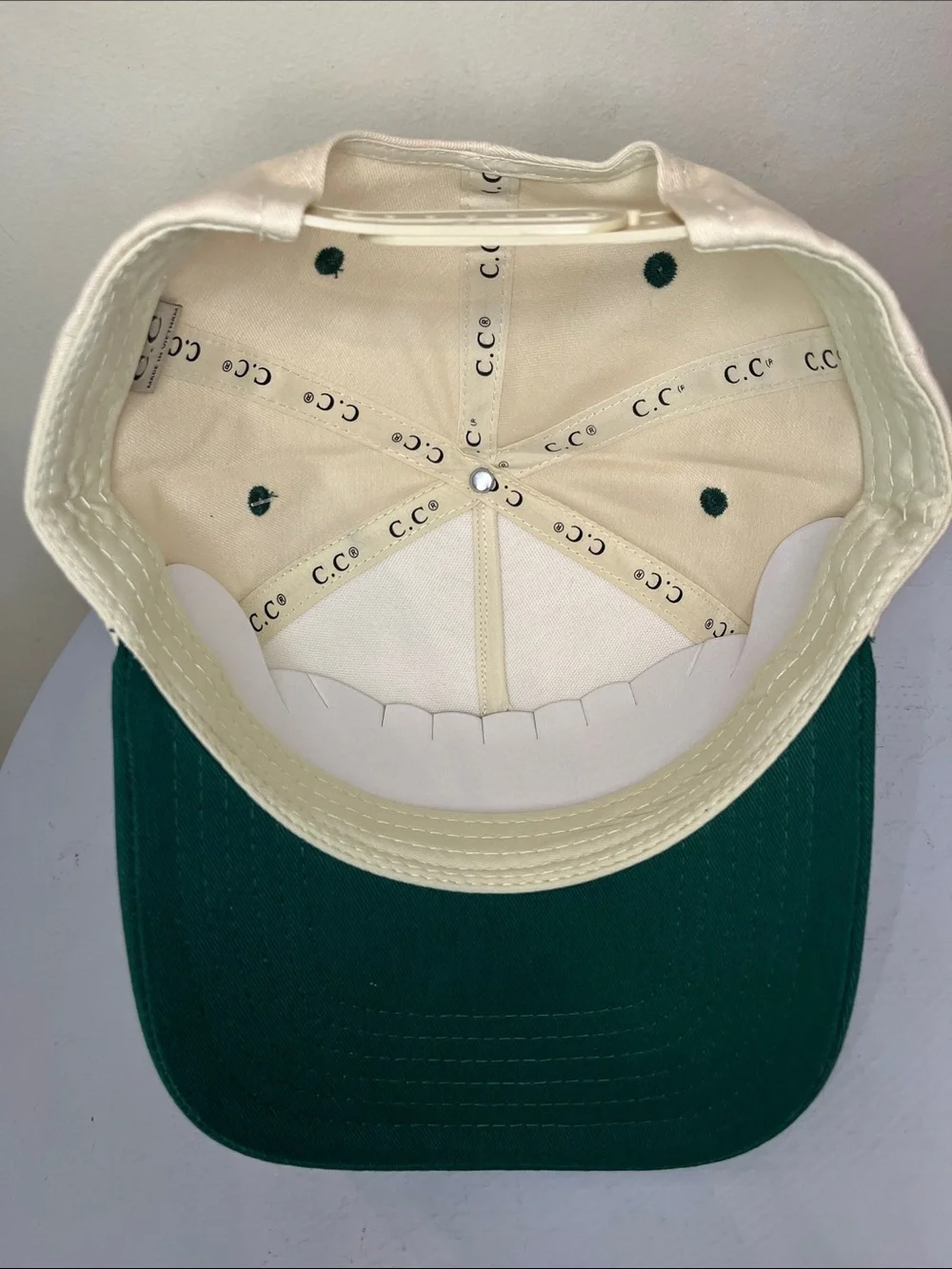 C.C Cream and Green 'I'm Nicer When I'm Tipsy' Cap NEW